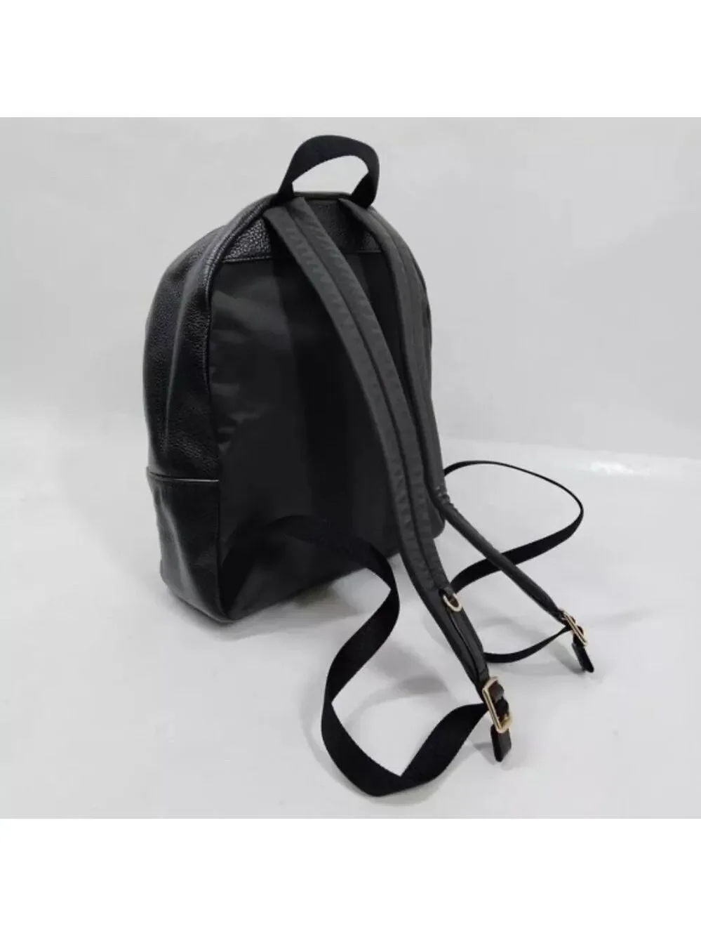 100% Authentic COACH Black Leather Backpack Bag
